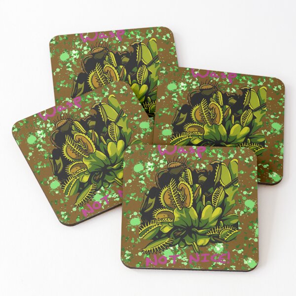 Item preview, Carnivorous Justice – Venus Flytrap vs. Wasp designed and sold by designsbyhw.