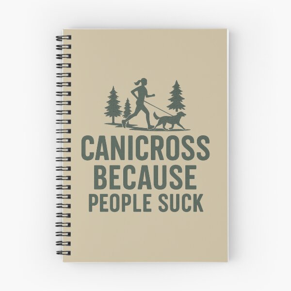 Item preview, Canicross Because People Suck – Retro Grunge Dog Running Design designed and sold by Meandmyshop.