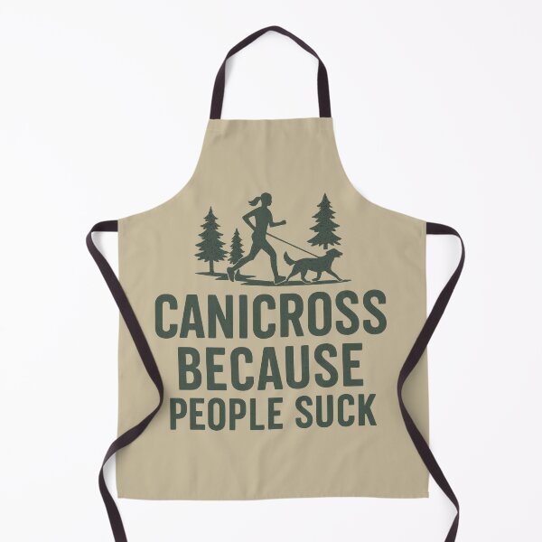 Item preview, Canicross Because People Suck – Retro Grunge Dog Running Design designed and sold by Meandmyshop.