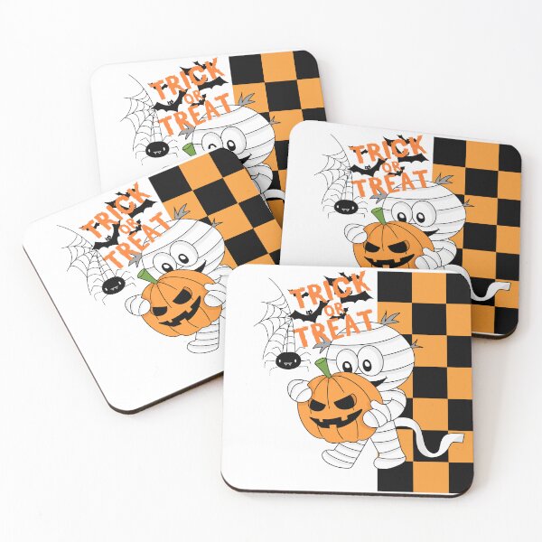 Item preview, Playful Mummy with Pumpkin and Halloween Charm designed and sold by MoodsDesigns.