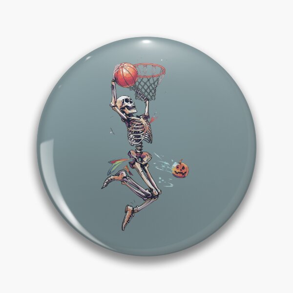 Item preview, Skeleton Slam Dunk Spooky Season designed and sold by Zakrytos ★★★★★.