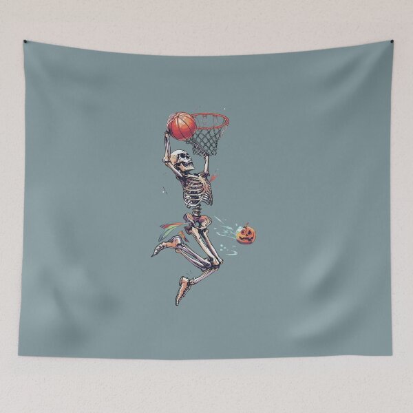 Item preview, Skeleton Slam Dunk Spooky Season designed and sold by Zakrytos ★★★★★.