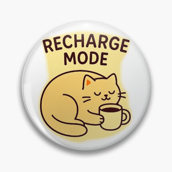 Item preview, Recharge Mode Cat designed and sold by LilyPadShop.