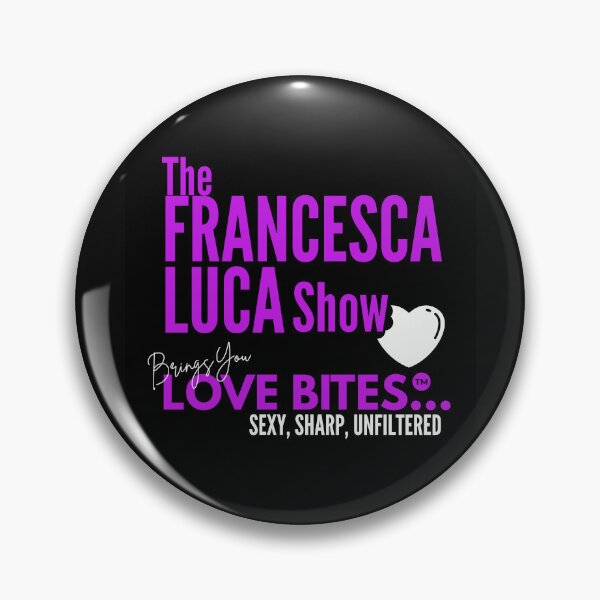 Item preview,  The Francesca Luca Show Love Bites Logo Purple Design designed and sold by EarthArtDesigns.