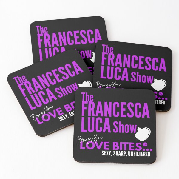 Item preview,  The Francesca Luca Show Love Bites Logo Purple Design designed and sold by EarthArtDesigns.