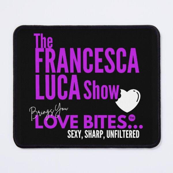 Item preview, The Francesca Luca Show Love Bites Logo Purple Design designed and sold by EarthArtDesigns.