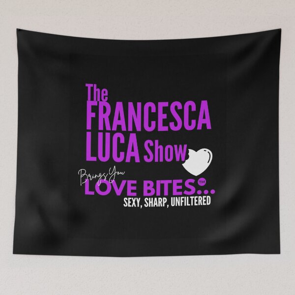 Item preview,  The Francesca Luca Show Love Bites Logo Purple Design designed and sold by EarthArtDesigns.