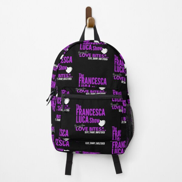 Item preview, The Francesca Luca Show Love Bites Logo Purple Design designed and sold by EarthArtDesigns.