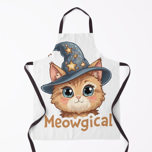 Item preview, Cute Meowgical Cat | Kawaii Halloween Witch Kitty Design | ZYNORA designed and sold by ZYNORAworld.