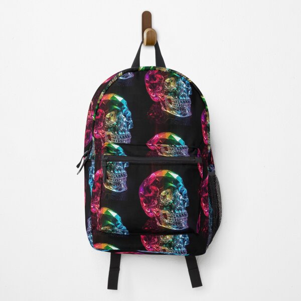 Item preview, Crystal Skull in Rainbow Colors – Hypnotic Premium Artwork designed and sold by RAKO13.