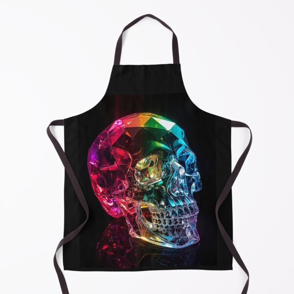 Item preview, Crystal Skull in Rainbow Colors – Hypnotic Premium Artwork designed and sold by RAKO13.