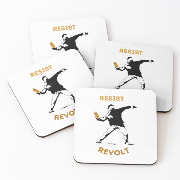 Item preview, "The Sandwich Guy – Resist Revolt Funny Protest Sticker" designed and sold by SassyArtist9006.