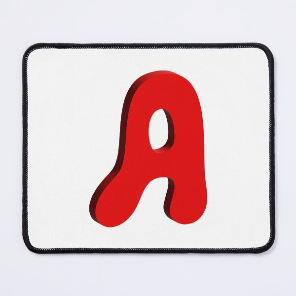 Item preview, Bold Red 3D Letter A – Playful Bubble Font designed and sold by uncoXab.
