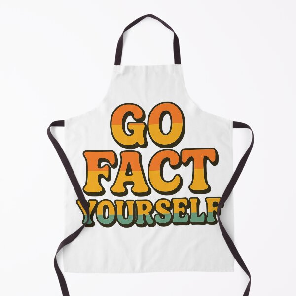 Item preview, Go Fact Yourself Retro Funny Typography designed and sold by 9morethan9®.
