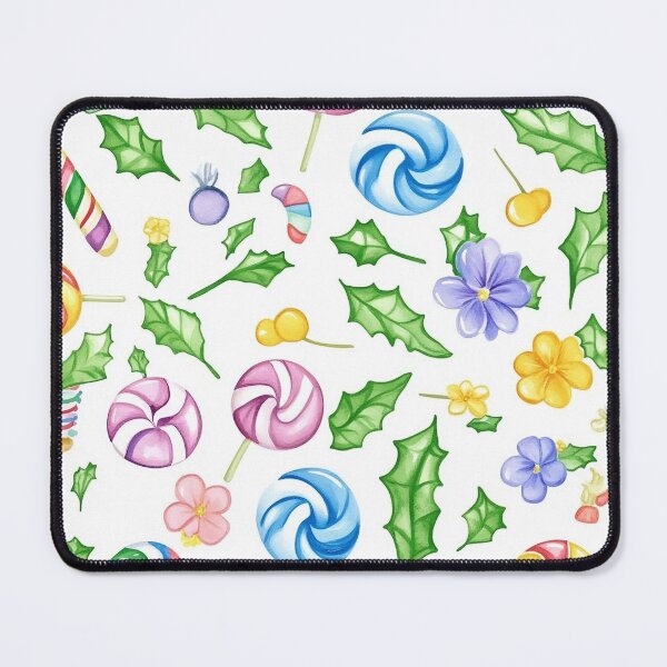 Item preview, Candyland Holiday Watercolor Pattern designed and sold by Vision Crafted.