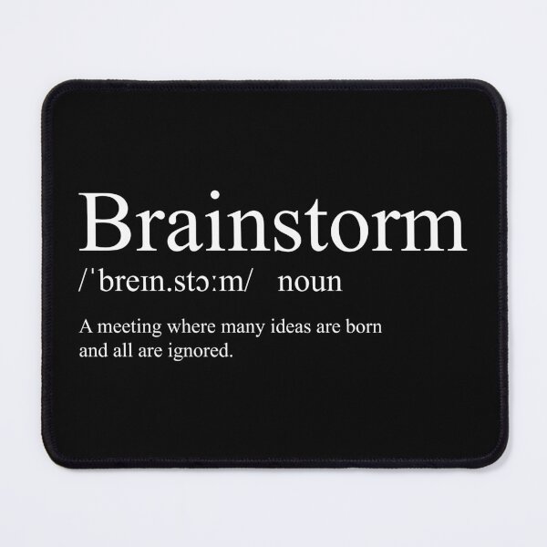 Item preview, Brainstorm /ˈbreɪn.stɔːm/ designed and sold by CurlyDude.