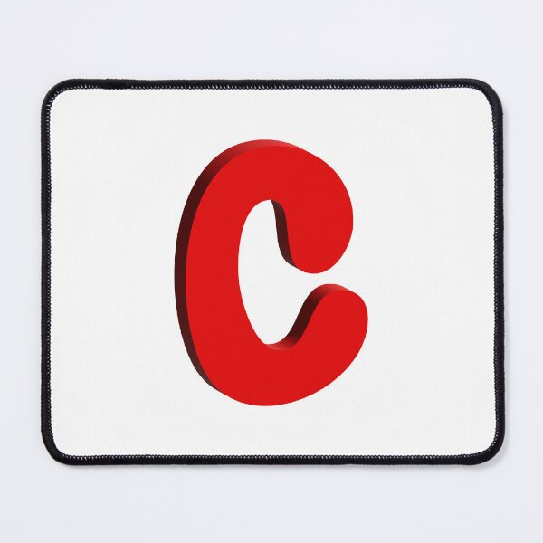 Item preview, Bold Red 3D Letter C – Playful Bubble Font designed and sold by uncoXab.