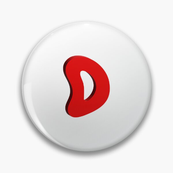 Item preview, Bold Red 3D Letter D – Playful Bubble Font designed and sold by uncoXab.