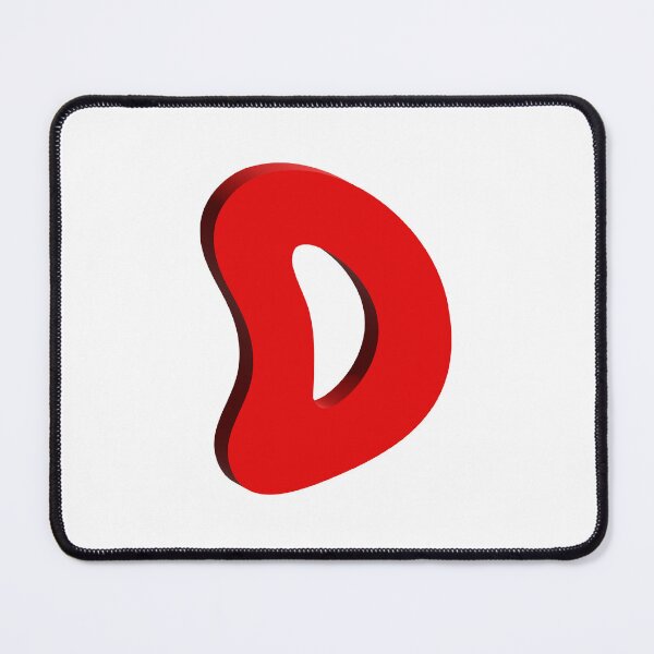 Item preview, Bold Red 3D Letter D – Playful Bubble Font designed and sold by uncoXab.