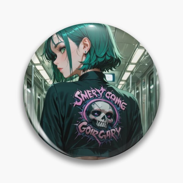 Item preview, Anime waifu cyberpunk digital art, subway car designed and sold by Planet Utoppia.