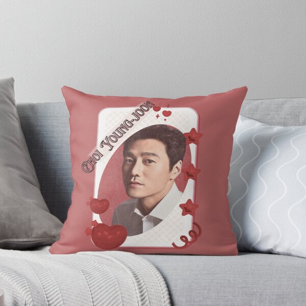 Item preview, Choi Young-joon (최영준) Korean Actor Card Red Aesthetic Collage Design designed and sold by AJUNICE STUDIO.