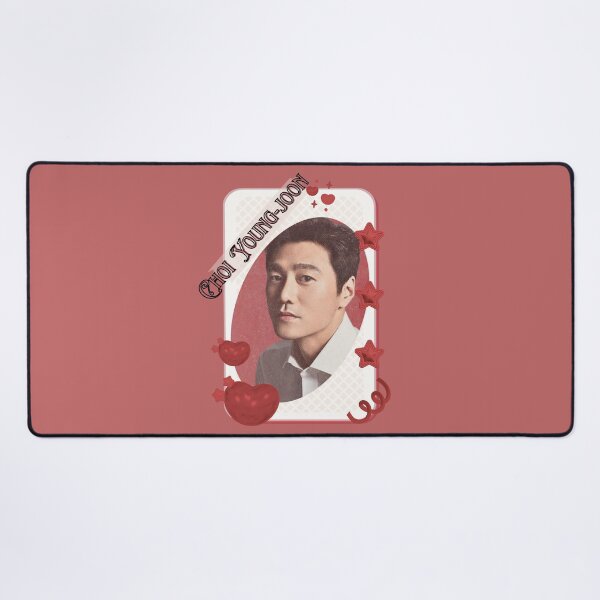 Item preview, Choi Young-joon (최영준) Korean Actor Card Red Aesthetic Collage Design designed and sold by AJUNICE STUDIO.