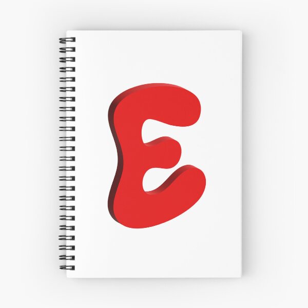 Item preview, Bold Red 3D Letter E – Playful Bubble Font designed and sold by uncoXab.