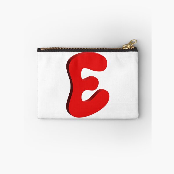 Item preview, Bold Red 3D Letter E – Playful Bubble Font designed and sold by uncoXab.
