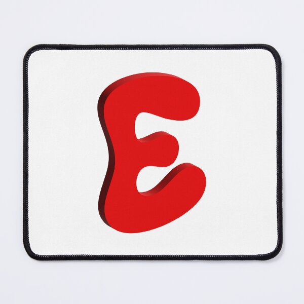 Item preview, Bold Red 3D Letter E – Playful Bubble Font designed and sold by uncoXab.