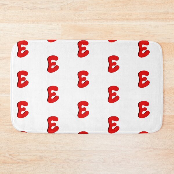 Item preview, Bold Red 3D Letter E – Playful Bubble Font designed and sold by uncoXab.