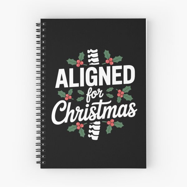 Item preview, Aligned for Christmas Funny Osteopathy Holiday Design designed and sold by osteopath shop.