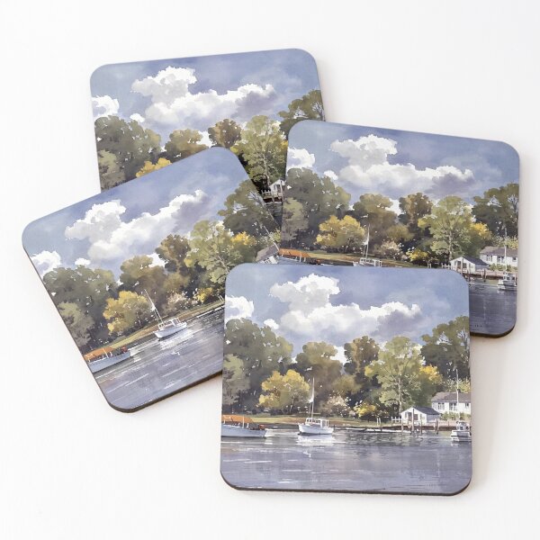 Item preview, Duncannon Reflections(Watercolour +AI) designed and sold by artsmeow.