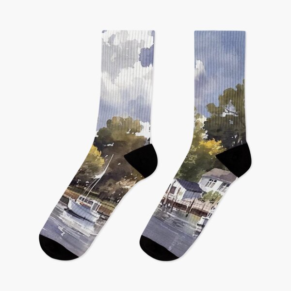 Item preview, Duncannon Reflections(Watercolour +AI) designed and sold by artsmeow.
