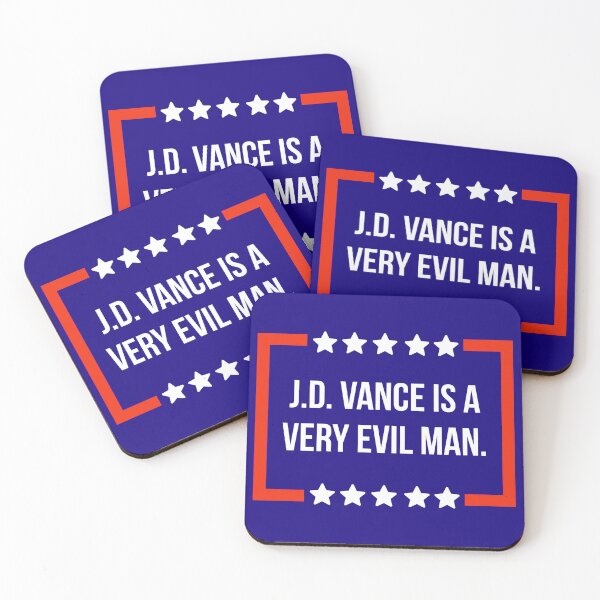 Item preview, J.D. Vance is a very evil man.  designed and sold by Rachel the Artist .