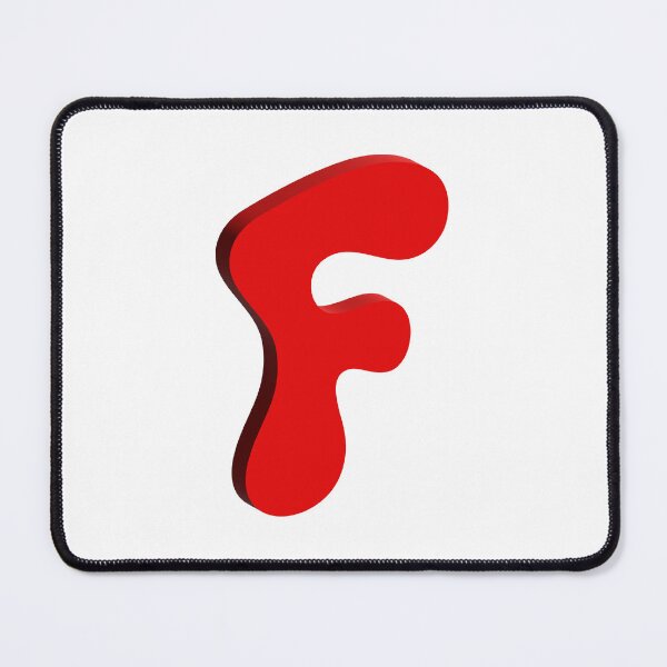 Item preview, Bold Red 3D Letter F – Playful Bubble Font designed and sold by uncoXab.