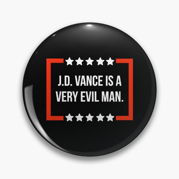 Item preview, J.D. Vance is a very evil man.  designed and sold by Rachel the Artist .