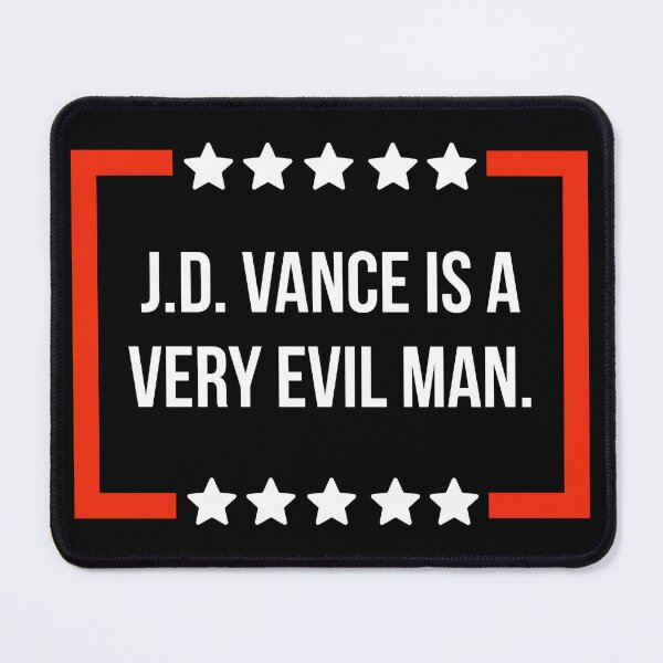 Item preview, J.D. Vance is a very evil man.  designed and sold by Rachel the Artist .