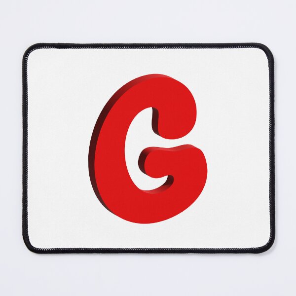 Item preview, Bold Red 3D Letter G – Playful Bubble Font designed and sold by uncoXab.