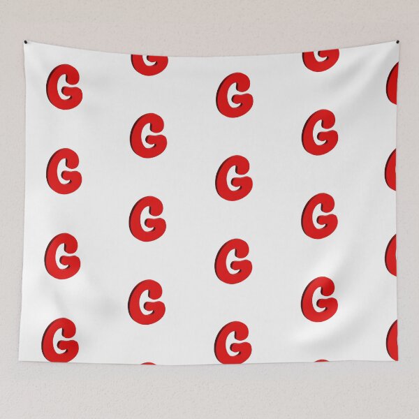 Item preview, Bold Red 3D Letter G – Playful Bubble Font designed and sold by uncoXab.