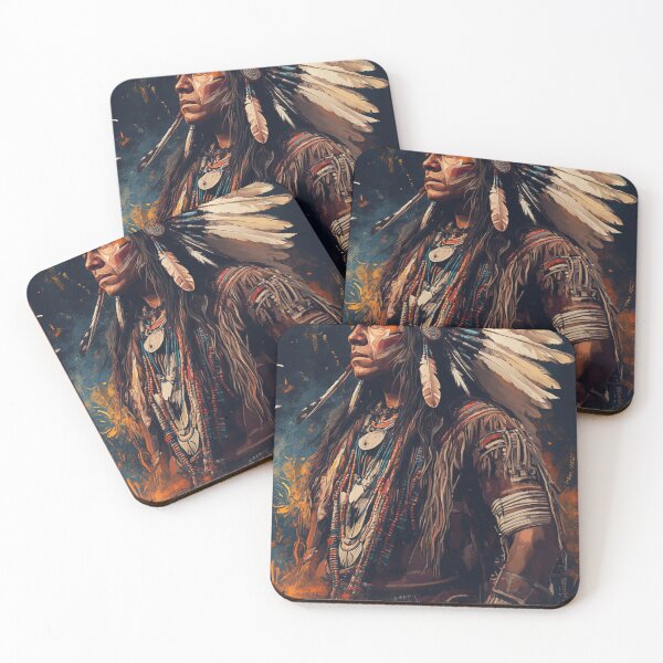 Item preview, Wise Navajo Elder Gazing into Abyss designed and sold by BestDetailer.