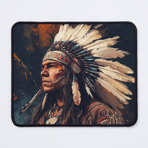 Item preview, Wise Navajo Elder Gazing into Abyss designed and sold by BestDetailer.