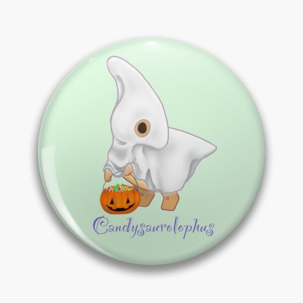 Item preview, Ghost Parasaurolophus, Cute spooky Dinosaur designed and sold by VraptorDoodles.