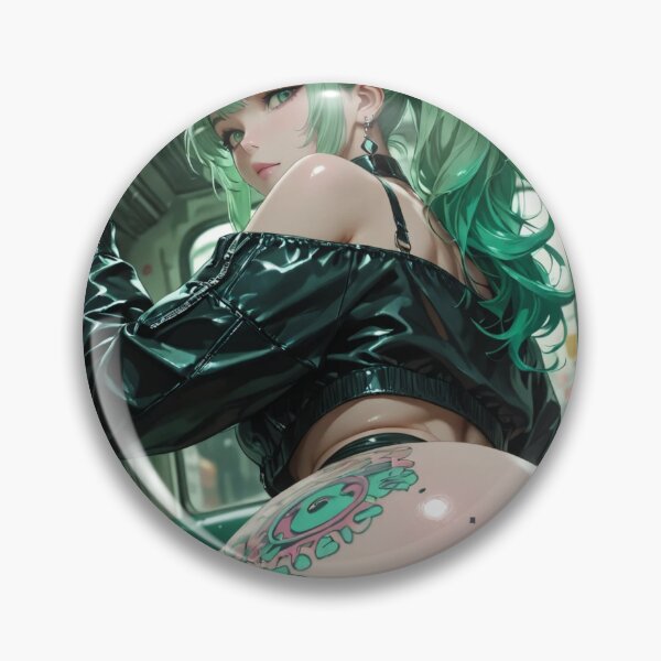 Item preview, Anime waifu cyberpunk digital art, subway car designed and sold by Planet Utoppia.
