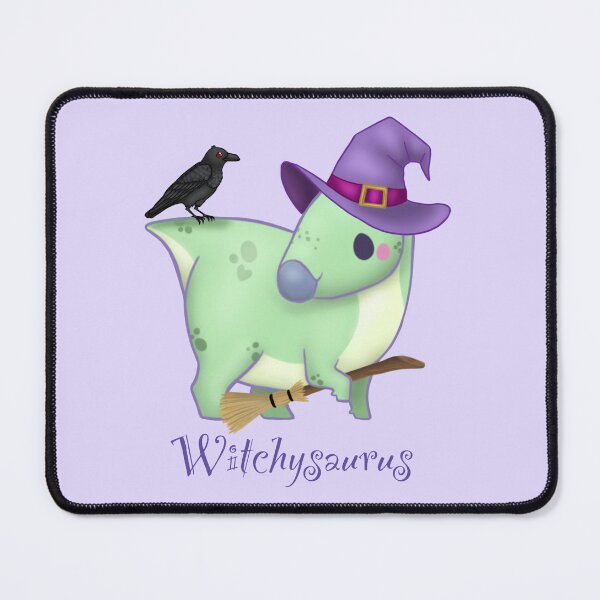Item preview, Witch Iguanodon, Cute spooky Dinosaur designed and sold by VraptorDoodles.