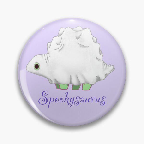 Item preview, Ghost Stegosaurus, Cute spooky Dinosaur designed and sold by VraptorDoodles.