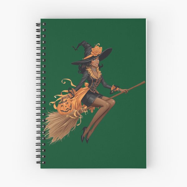 Item preview, Stylish Witch with Pumpkin – Halloween & WDNC Vibes designed and sold by jelonkaa.