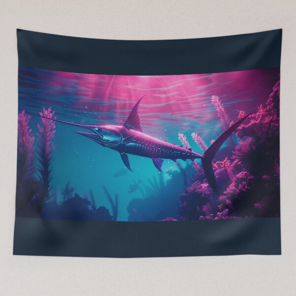 Item preview, Blade of the Reef: Neon Swordfish designed and sold by ArgentoArt.