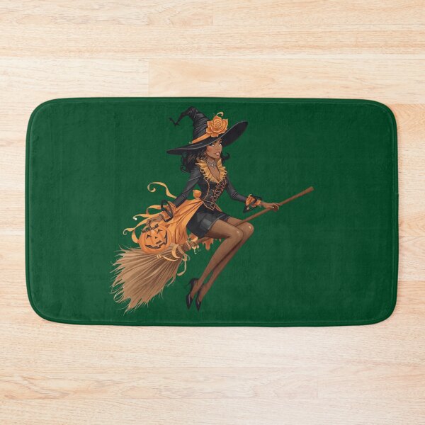 Item preview, Stylish Witch with Pumpkin – Halloween & WDNC Vibes designed and sold by jelonkaa.