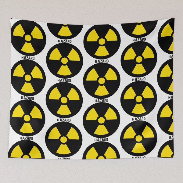 Item preview, Yellow and Black Radioactive Hazard Symbol designed and sold by AFernandesDSG.