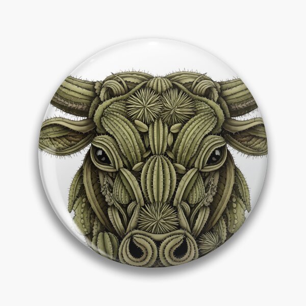 Item preview, Botanical Bull Head – Caatinga Biome Plant Illustration designed and sold by AV.